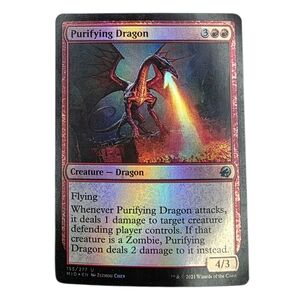 🔥 Foil PURIFYING DRAGON Innistrad Midnight Hunt MTG Magic NM